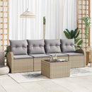 Havesofa Sæt Beige 55 x 55 x 37 cm polyrattan
