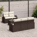 Havesofa Sæt Brun 55 x 55 x 37 cm polyrattan