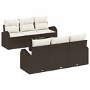 Havesofa Sæt Brun 55 x 55 x 37 cm polyrattan