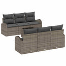 Havesofa Sæt Grå 55 x 55 x 37 cm polyrattan