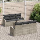 Havesofa Sæt Lysegrå 55 x 55 x 37 cm polyrattan