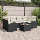 Havesofa Sæt Sort 55 x 55 x 37 cm polyrattan