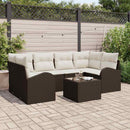 Havesofa Sæt Brun 55 x 55 x 37 cm polyrattan