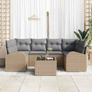 Havesofa Sæt Beige 55 x 55 x 37 cm polyrattan