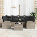 Havesofa Sæt Lysegrå 55 x 55 x 37 cm polyrattan