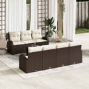Havesofa Sæt Brun 55 x 55 x 37 cm polyrattan