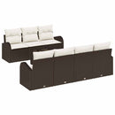 Havesofa Sæt Brun 55 x 55 x 37 cm polyrattan