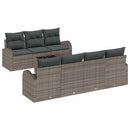 Havesofa Sæt Grå 55 x 55 x 37 cm polyrattan