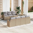 Havesofa Sæt Beige 55 x 55 x 37 cm polyrattan