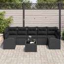 Havesofa Sæt Sort 55 x 55 x 37 cm polyrattan