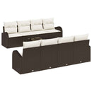 Havesofa Sæt Brun 55 x 55 x 37 cm polyrattan