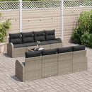 Havesofa Sæt Grå 55 x 55 x 37 cm polyrattan