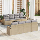 Havesofa Sæt Beige 55 x 55 x 37 cm polyrattan