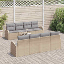 Havesofa Sæt Beige 55 x 55 x 37 cm polyrattan