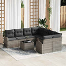 Havesofa Sæt Grå 55 x 55 x 37 cm polyrattan
