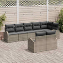 Havesofa Sæt 8 pcs polyrattan