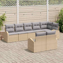 Havesofa Sæt 8 pcs polyrattan