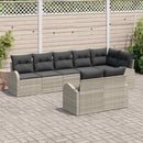 Havesofa Sæt Lysegrå 55 x 55 x 37 cm polyrattan