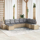 Havesofa Sæt 8 stk. polyrattan