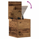 Opbevaringskasse Gammelt træ 30 x 35 x 35 cm Konstrueret træ