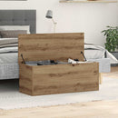 Opbevaringskasse Artisan Egetræ 90 x 35 x 35 cm Konstrueret træ
