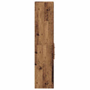 Bogreol med skuffe Gammelt træ 30 x 42.4 x 185.2 cm