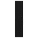 Bogreol med skuffe Sort eg 30 x 42.4 x 185.2 cm
