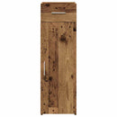Sideboard med skuffe Gammelt træ 30 x 42,5 x 93 cm