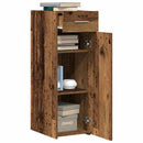 Sideboard med skuffe Gammelt træ 30 x 42,5 x 93 cm