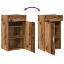 Sideboard med skuffe Gammelt træ 50 x 42,5 x 93 cm
