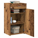 Sideboard med skuffe Gammelt træ 50 x 42,5 x 93 cm