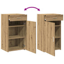 Sideboard med skuffe Artisan Egetræ 50 x 42,5 x 93 cm