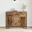 Sideboard med skuffe Gammelt træ 97 x 32,5 x 74,5 cm