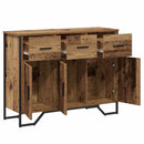 Sideboard med skuffe Gammelt træ 97 x 32,5 x 74,5 cm