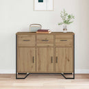 Sideboard med skuffe Artisan Egetræ 97 x 32,5 x 74,5 cm