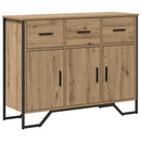 Sideboard med skuffe Artisan Egetræ 97 x 32,5 x 74,5 cm
