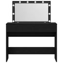 Klædeskab med skuffe Sort eg 100 x 40 x 120 cm Konstrueret træ