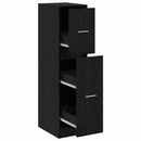Apoteker Kabinet Sort eg 30 x 41 x 118 cm Konstrueret træ