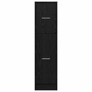 Apoteker Kabinet Sort eg 30 x 41 x 118 cm Konstrueret træ