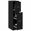 Apoteker Kabinet Sort eg 30 x 41 x 118 cm Konstrueret træ