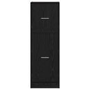 Apoteker Kabinet Sort eg 40 x 41 x 118 cm Konstrueret træ