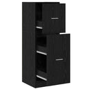 Apoteker Kabinet Sort eg 40 x 41 x 118 cm Konstrueret træ