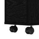 Badeværelsesmøbel sæt Sort eg 65 x 23 x 87 cm Konstrueret træ