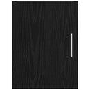 Vægmonteret skab Sort eg 30 x 42,5 x 39,5 cm Konstrueret træ
