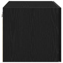Vægskab Sort eg 70 x 42.5 x 40 cm Konstrueret træ