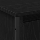 Badeværelsesskabsunder Sort eg 91 x 35 x 60 cm Konstrueret træ