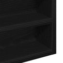 Display Skab Sort eg 100 x 8,5 x 75 cm Konstrueret træ