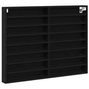 Display Skab Sort eg 100 x 8,5 x 75 cm Konstrueret træ