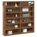 Display Skab Gammelt træ 60 x 8,5 x 58 cm Konstrueret træ