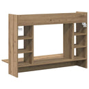 Væghængt skrivebord artisan eg 105 x 48 x 75 cm Konstrueret træ